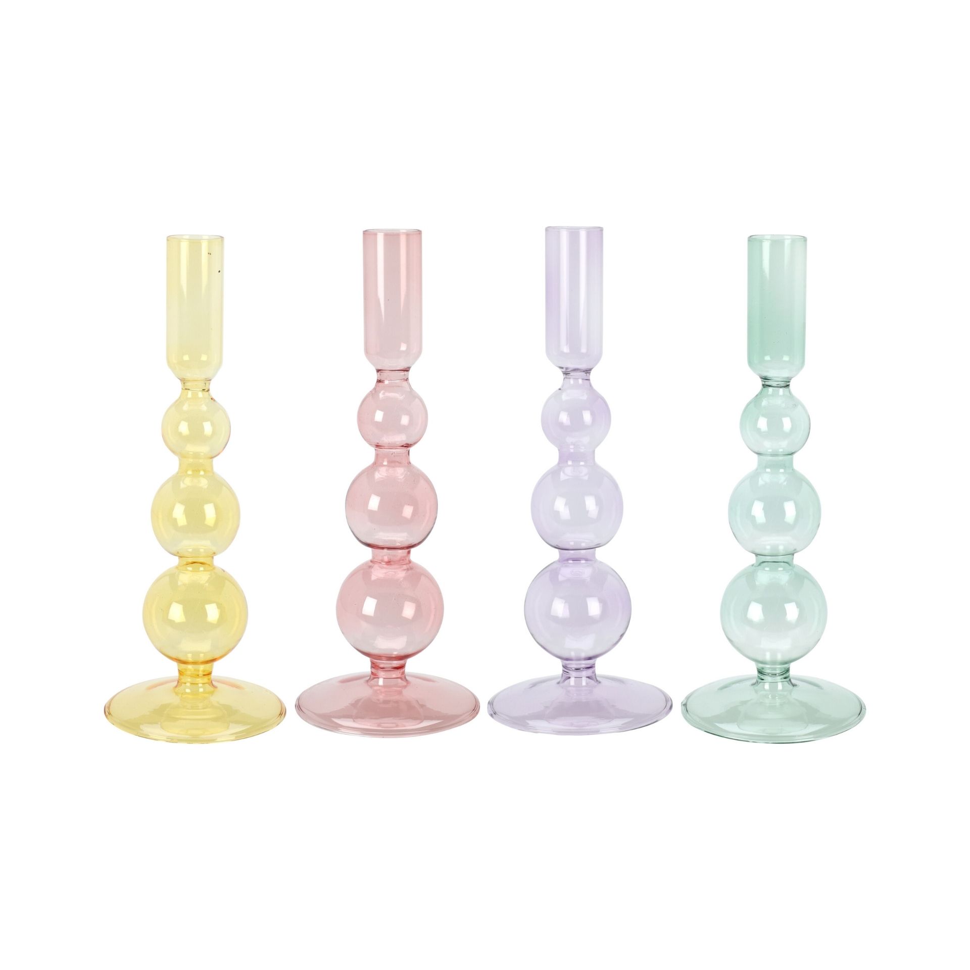 Purple Candleholders